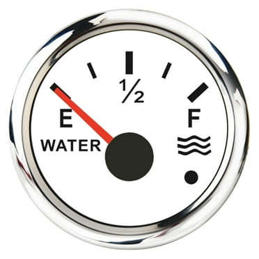 52mm Digital Water Level Gauge 240~33 Ohm Water Tank Level Indicator 0~190ohm Pointer Water Level Meter 9~32V For Car Boat ,Easy to Install