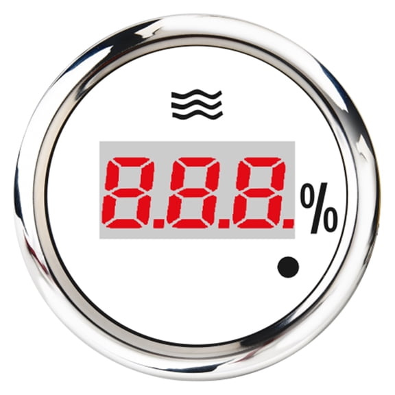 52mm Digital Water Level Gauge 240~33 Ohm Water Tank Level Indicator 0~190ohm Pointer Water Level Meter 9~32V For Car Boat ,High Precision