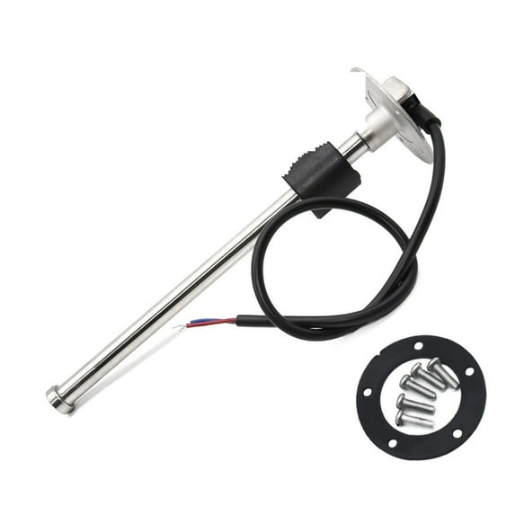 52mm Fuel Level Gauge Fuel Level Sensor 0~190 Ohm 240-33ohm With Red Backlight For Car Boat Motorcycle Indicator E-F Range 9-32V ,Easy Setup