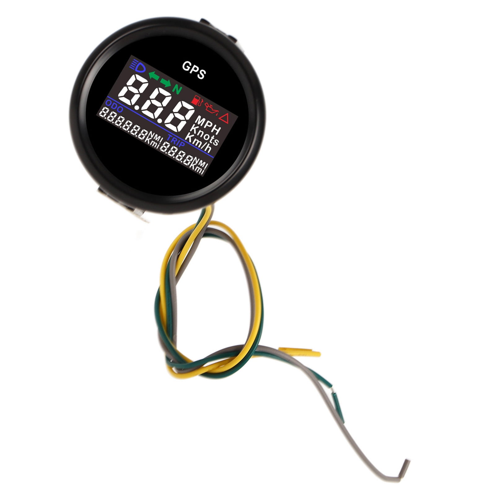 52mm GPS Speedometer ,KIMISS Digital Speed Meter IP67 Waterproof