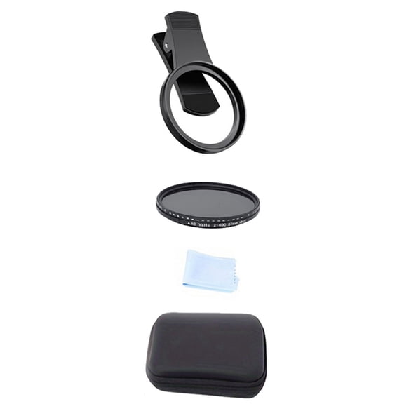 52mm Lens Filter Adjustable Light Reduction Variable ND Filter Phone DSLRs Smartphones Photography Accessories