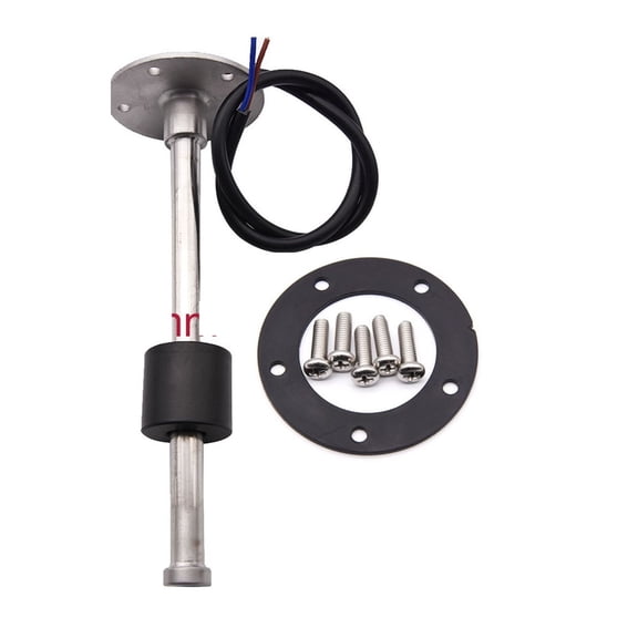 52mm Marine Boat Fuel Level Gauge With Alarm Fit For 0~190 Ohm/240~33 Ohm Boat Car Fuel Sender Unit Water Level Sensors ,Easy Setup