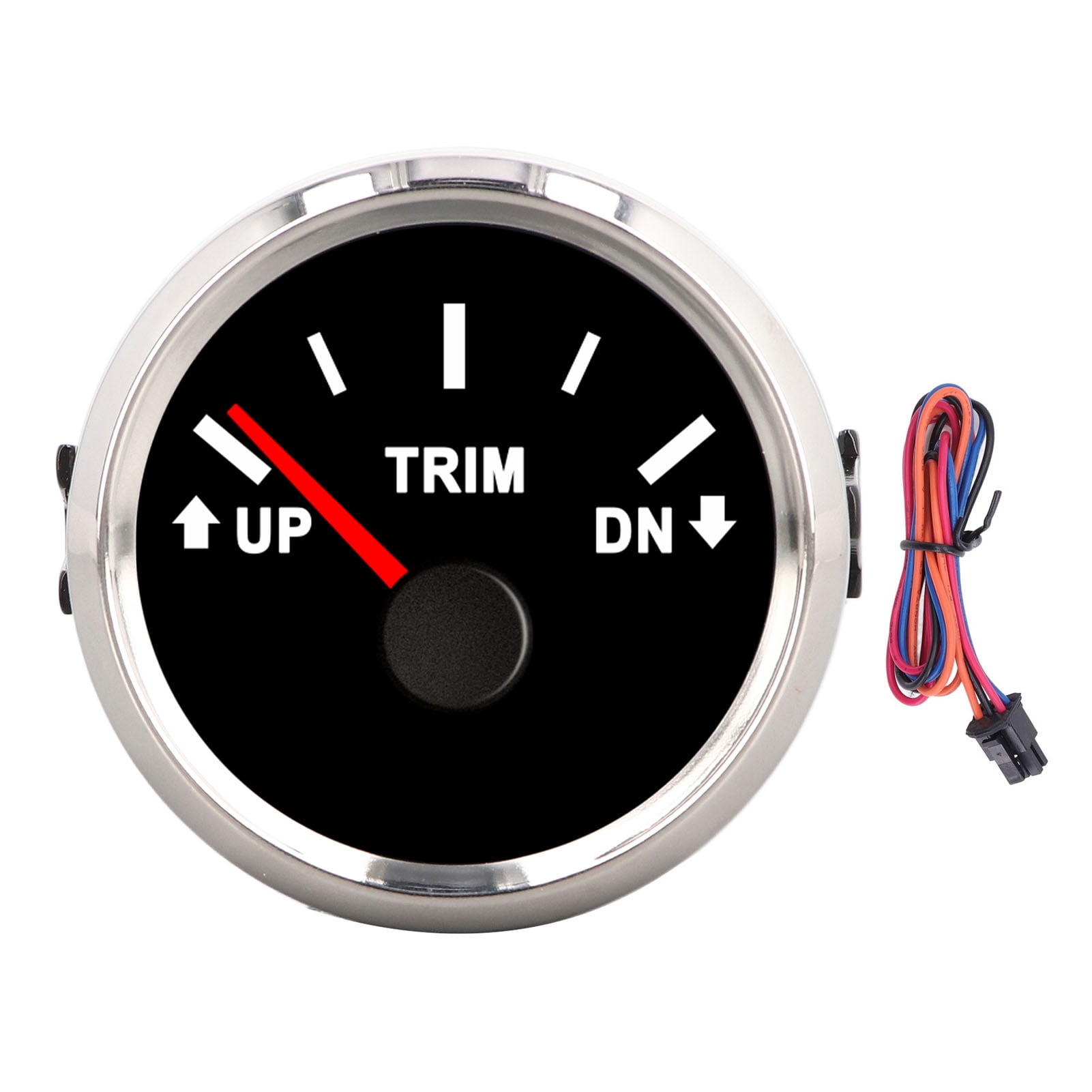 52mm Marine Boat Trim Gauge UP DN IP67 Waterproof Red Backlit 0?190ohm