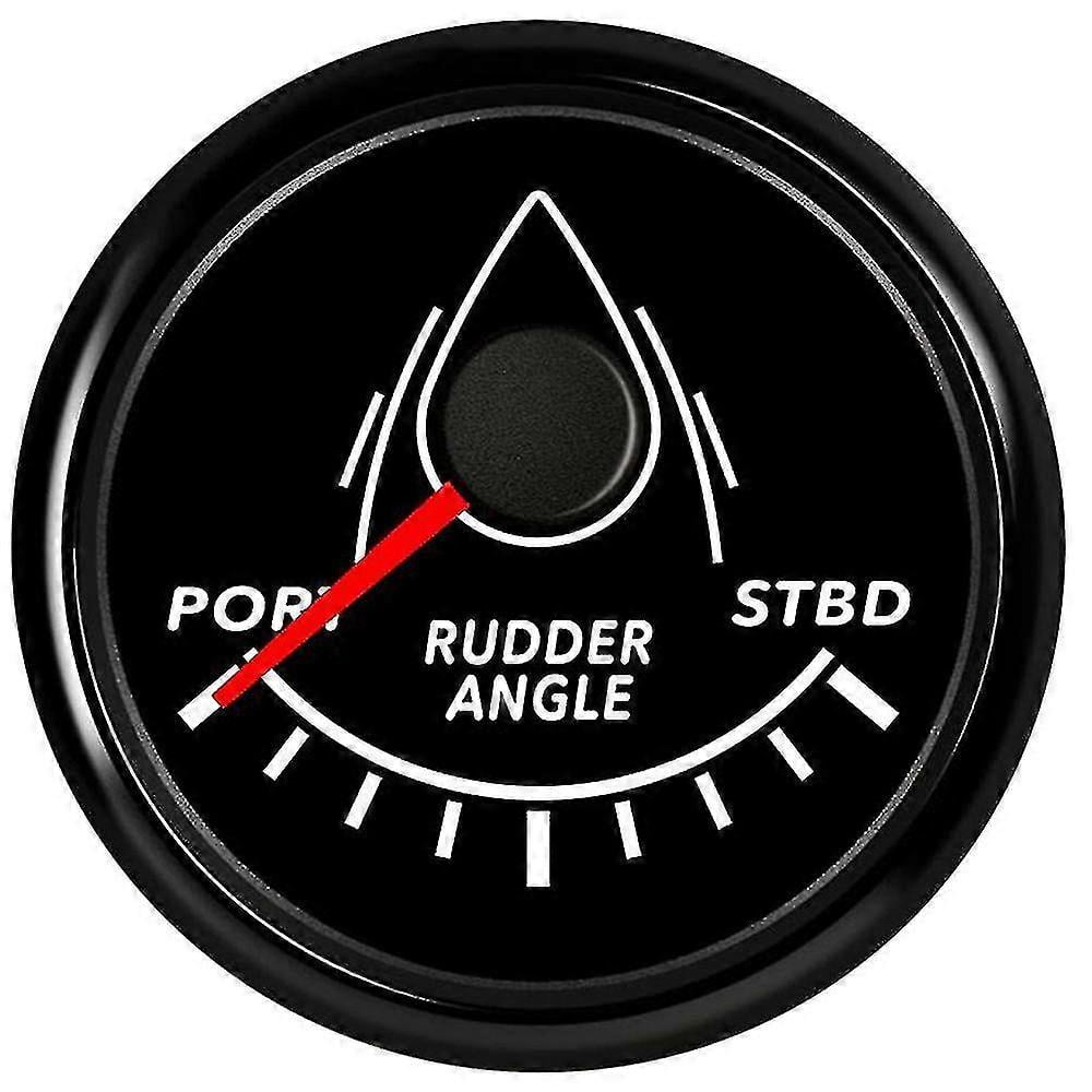52mm Marine Rudder Position Indicator Waterproof Red Backlight With 0 ...