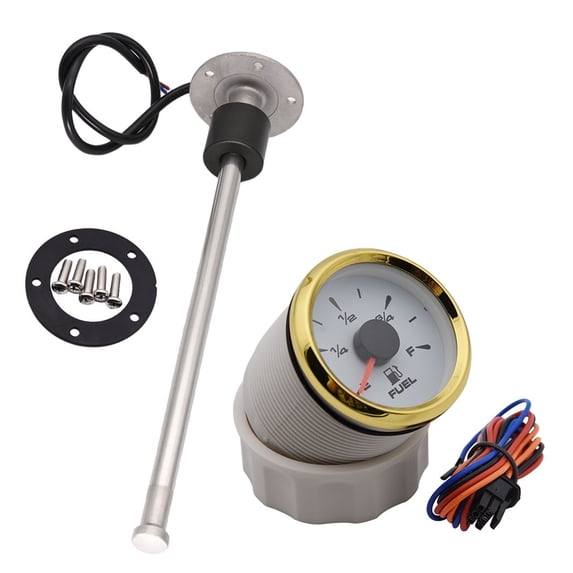 52mm Pointer Fuel Level Gauge With 0-190ohm Oil Tank Indicator Marine Fuel Level Sensor 100 150 200 250 300mm For Marine Boat
--------
, Stable Output Signal