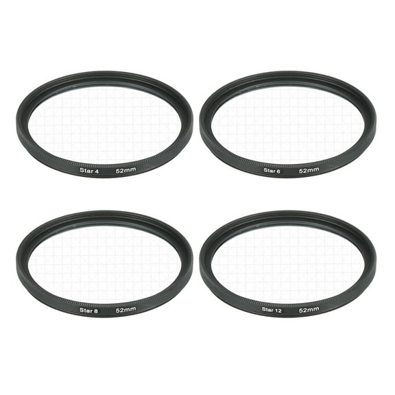 52mm Star Filter, Starburst Filter for Camera Lens Starlight Effect