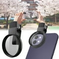 thumbnail image 1 of 52mm Universal CPL Polarizer Lens, Circular Polarizing Filter, High Definition Multi-Layered Coated Optical Lens, Reduces Glare & Enhances Colors, Scratch-Resistant Clip-On Phone Camera Lens Accessory, 1 of 9