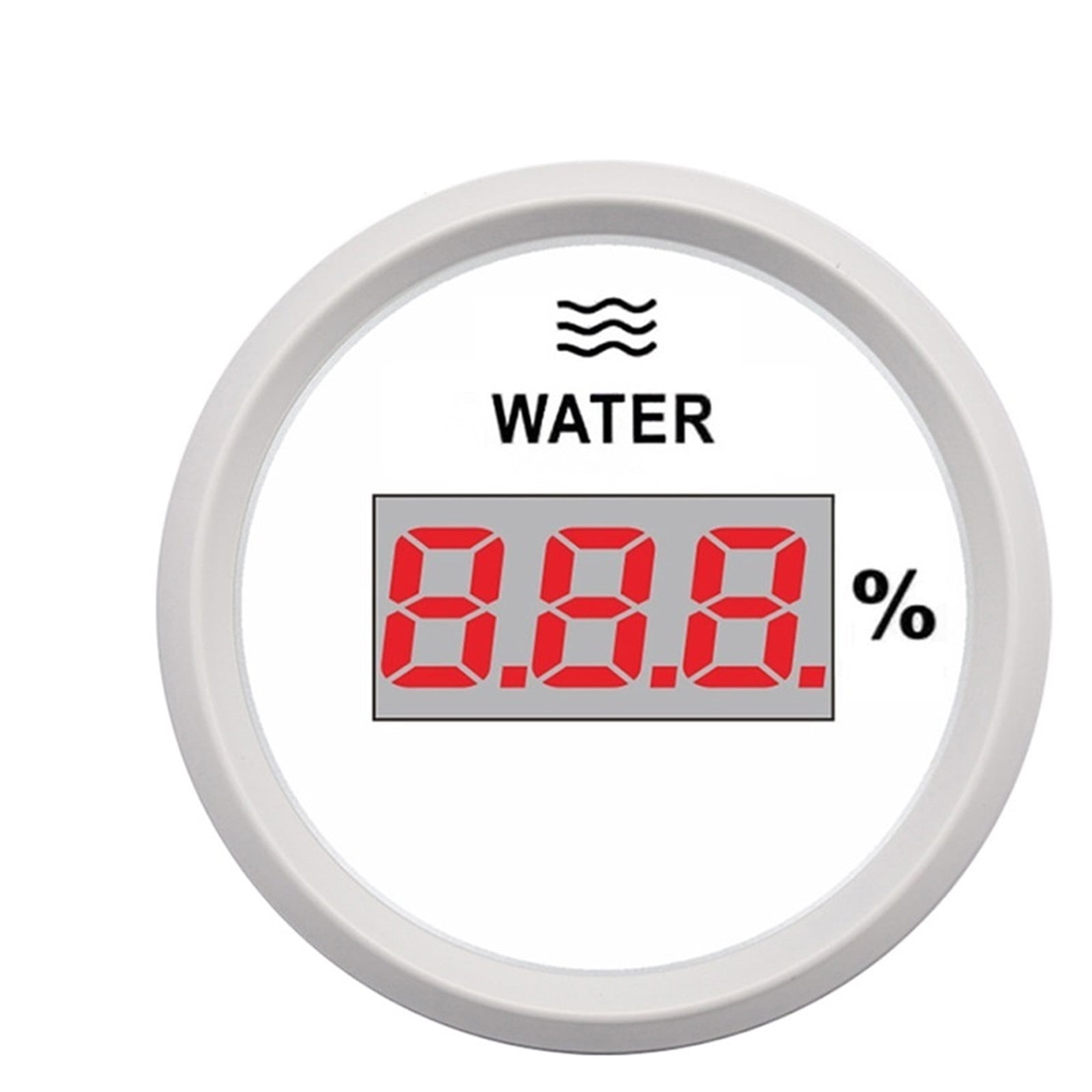 52mm Water Level Gauge 2inch Marine Digital Car Boat Water Tank Level ...