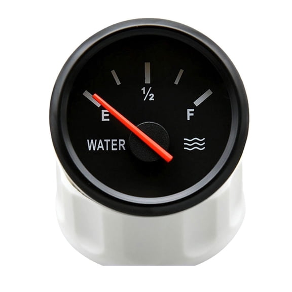 52mm Water Level Gauge With Red Backlight 0-190ohm Water Level Meter For Car Boat ,Easy to Install