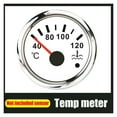 52mm Water Temperature Gauge 40120 With Water Temp Sensor 3/8"18 NPT