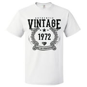 52nd Birthday Gift For 52 Year Old 1972 Aged To Perfection T Shirt