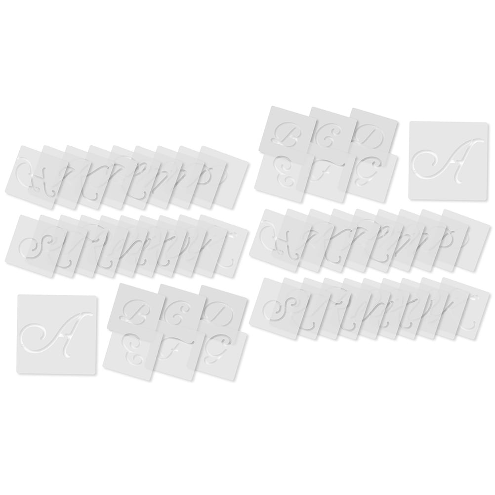 52pcs Alphabet Letter Stencils Painting Letter Stencil Templates