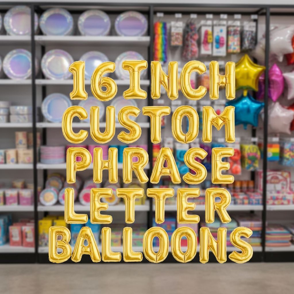 [52pcs] Gold Letter Balloons - 2 Full A-Z Sets For Gold Letter Balloon ...