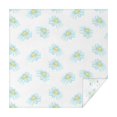 thumbnail image 1 of 52x52in(132x132cm) Square Tablecloth, Waterproof Polyester Table Cover, Wrinkle Resistant & Washable Fabric for Dining, Kitchen, Picnic, Daisy Flowers Print, 1 of 6