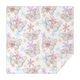 thumbnail image 1 of 52x52in(132x132cm) Square Tablecloth, Waterproof Polyester Table Cover, Wrinkle Resistant & Washable Fabric for Dining, Kitchen, Picnic, Monarch Butterfly Aesthetic, 1 of 6