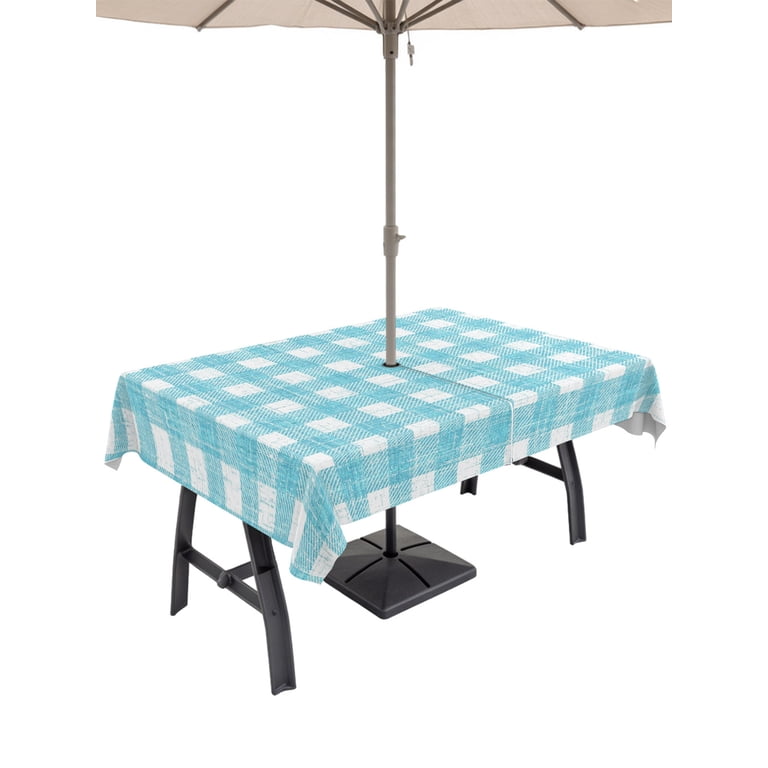 buffalo check patio umbrella Rectangle Outdoor Tablecloth with Hole and Zipper, Plaid Waterproof Cloth Tablecloths, Green Buffalo Plaid Farmhouse Outdoor Table Cloths for Picnic/Party, 60x120 Inch : Home & Kitchen This umbrella is designed with a durable aluminum pole and steel ribs Red Buffalo Check - Large