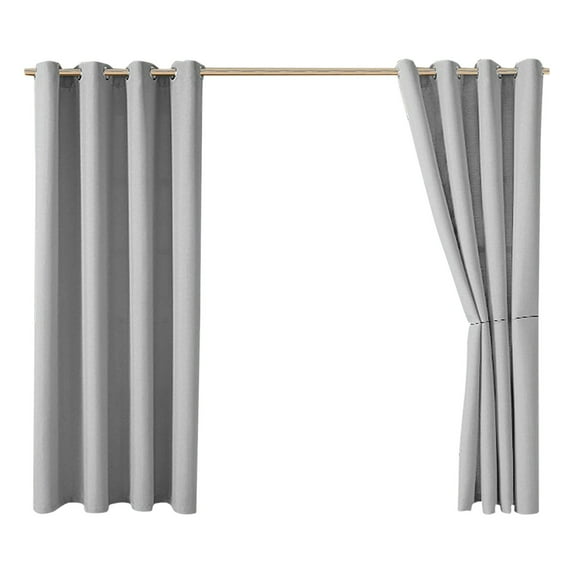 52x72 Inch (132X182cm) Waterproof Outdoor Curtain - Thermal Insulation Shading Curtain for Pavilion, Terrace, Living Room & Kitchen | UV Protection & Privacy Panel for Outdoor & Indoor(Light Gray)