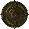 thumbnail image 1 of 53 1/2"OD x 3 1/2"P Attica Acanthus Leaf Ceiling Medallion (Fits Canopies up to 4 5/8"), Hand-Painted Green Gold, 1 of 5