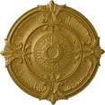 thumbnail image 1 of 53 1/2"OD x 3 1/2"P Attica Acanthus Leaf Ceiling Medallion (Fits Canopies up to 4 5/8"), Hand-Painted Pharaohs Gold, 1 of 5