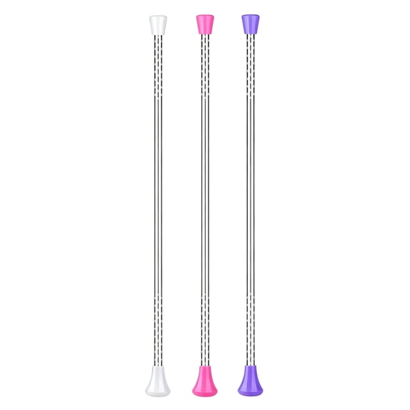 21-inch Twirling Baton Spinning Dance Baton Metal Rhythmic Gymnastics Conducting Batons for Child in Majorette-Complete