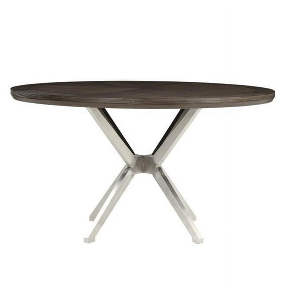 53.5 in. dia. x 30 in. Ibiza Round Dining Table - Light Oak
