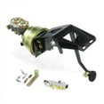 thumbnail image 1 of 53-56 Ford Truck Firewall 7 in. Dual Brake Pedal Kit Disc & Disc 3 in. Black Pad, 1 of 1