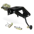 thumbnail image 1 of 53-56 Ford Truck Firewall Manual Brake Pedal Kit Adjustable Disc & Disc 3 in. Chrome Pad, 1 of 1