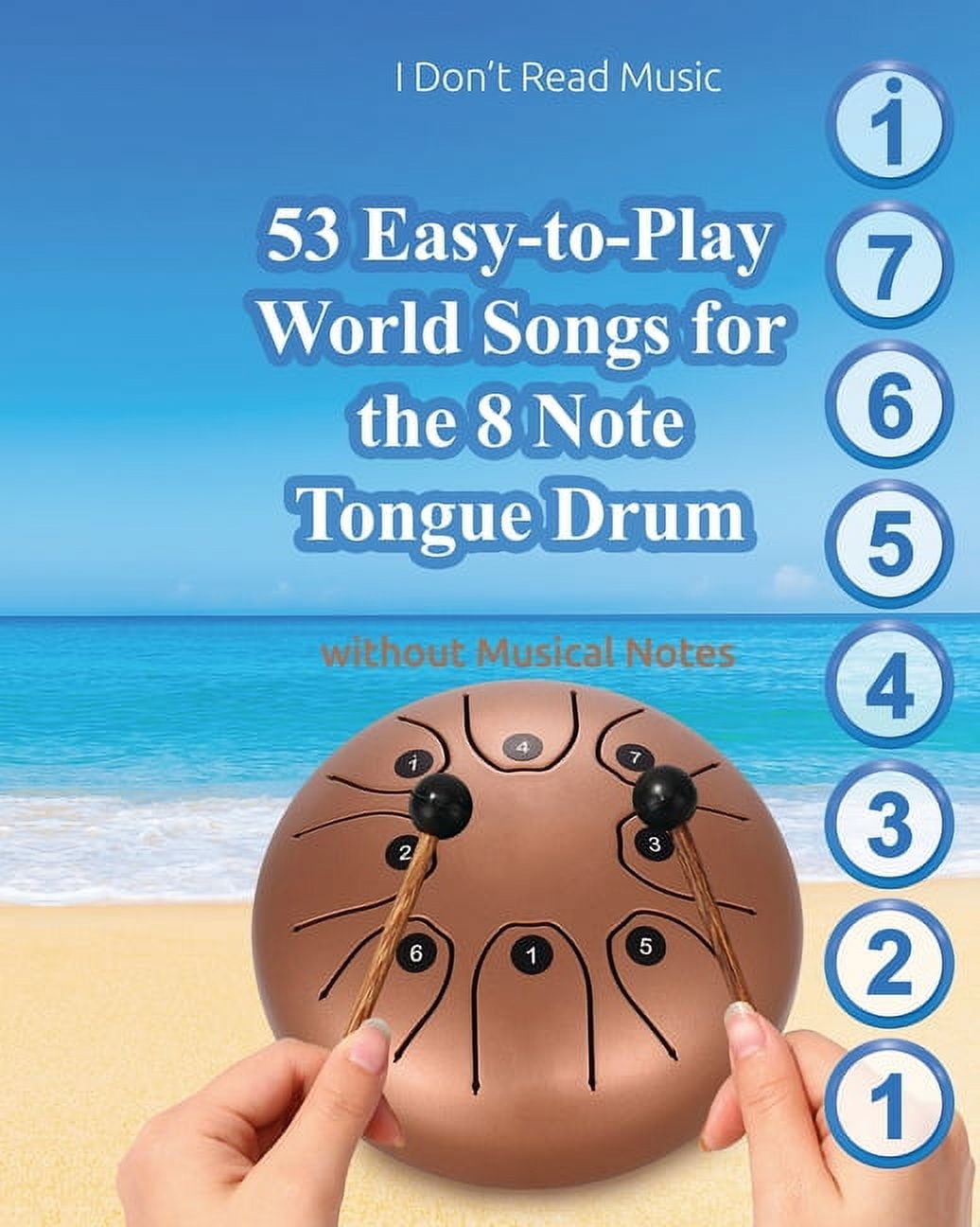 53 Canzoni Facili Per Tongue Drum Da 8 Note - Libro Con Cerchi Da Seguire, Senza Note Musicali - Foto 10