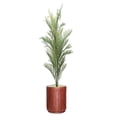 thumbnail image 1 of 53'' Glow in the dark fake palm tree in a fiberstone planter, 1 of 4