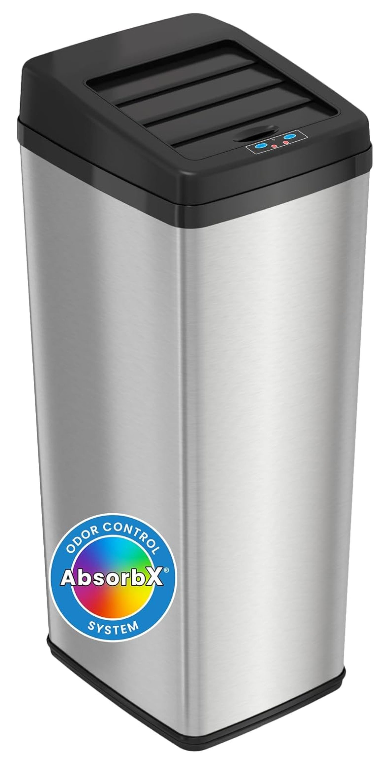 53 Liter Automatic Garbage Bin for Kitchen and Office, Stainless Steel