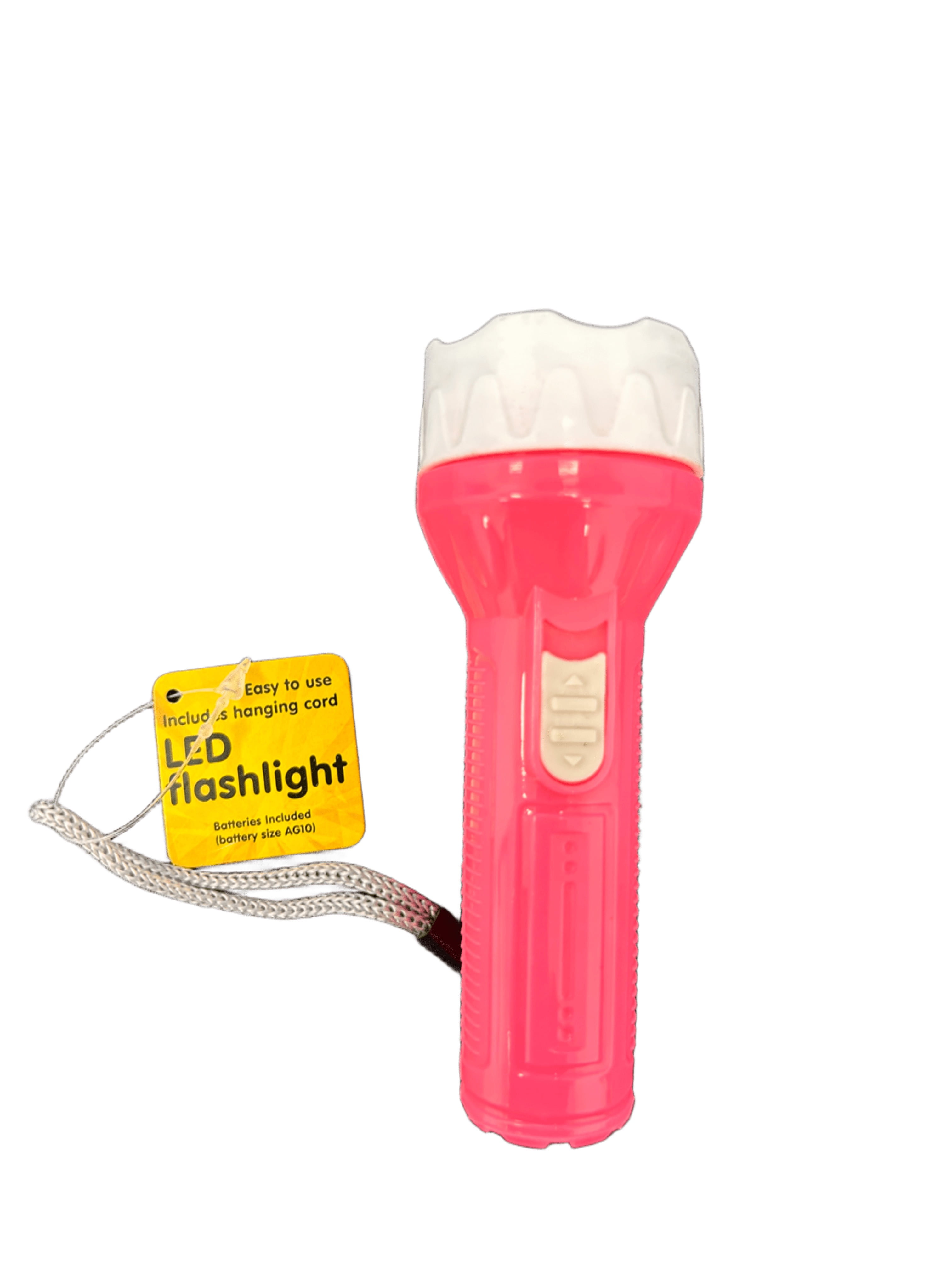 53 Lumen Bulb LED Flashlights, Super Bright, Vibrant Colors, Easy On, Off Switch, Long Lasting Light, Includes a Convenient Hanging Cord for Effortless Carrying, Perfect for Any Situation, Pink