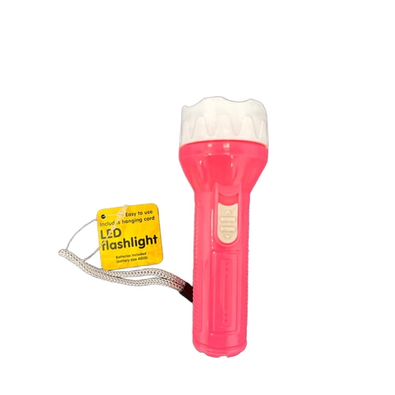 53 Lumen Bulb LED Flashlights, Super Bright, Vibrant Colors, Easy On, Off Switch, Long Lasting Light, Includes a Convenient Hanging Cord for Effortless Carrying, Perfect for Any Situation, Pink