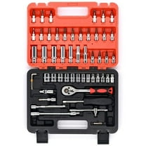 53-Piece Socket Wrench Tool Auto Repair Set Wrench Xiaofei 1/4 Ratchet Wrench