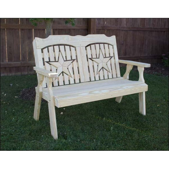 53" Treated Pine Starback Bench