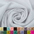thumbnail image 1 of 53" Width Polyester Rayon Spandex 4X2 Rib Knit Fabric by the Yard, 1 of 4