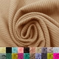 thumbnail image 1 of 53" Width Polyester Rayon Spandex 4X2 Rib Knit Fabric by the Yard, 1 of 4