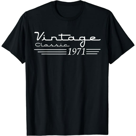 53 Year Old Gifts Vintage 1971 53th Men Women 53th Birthday T-Shirt
