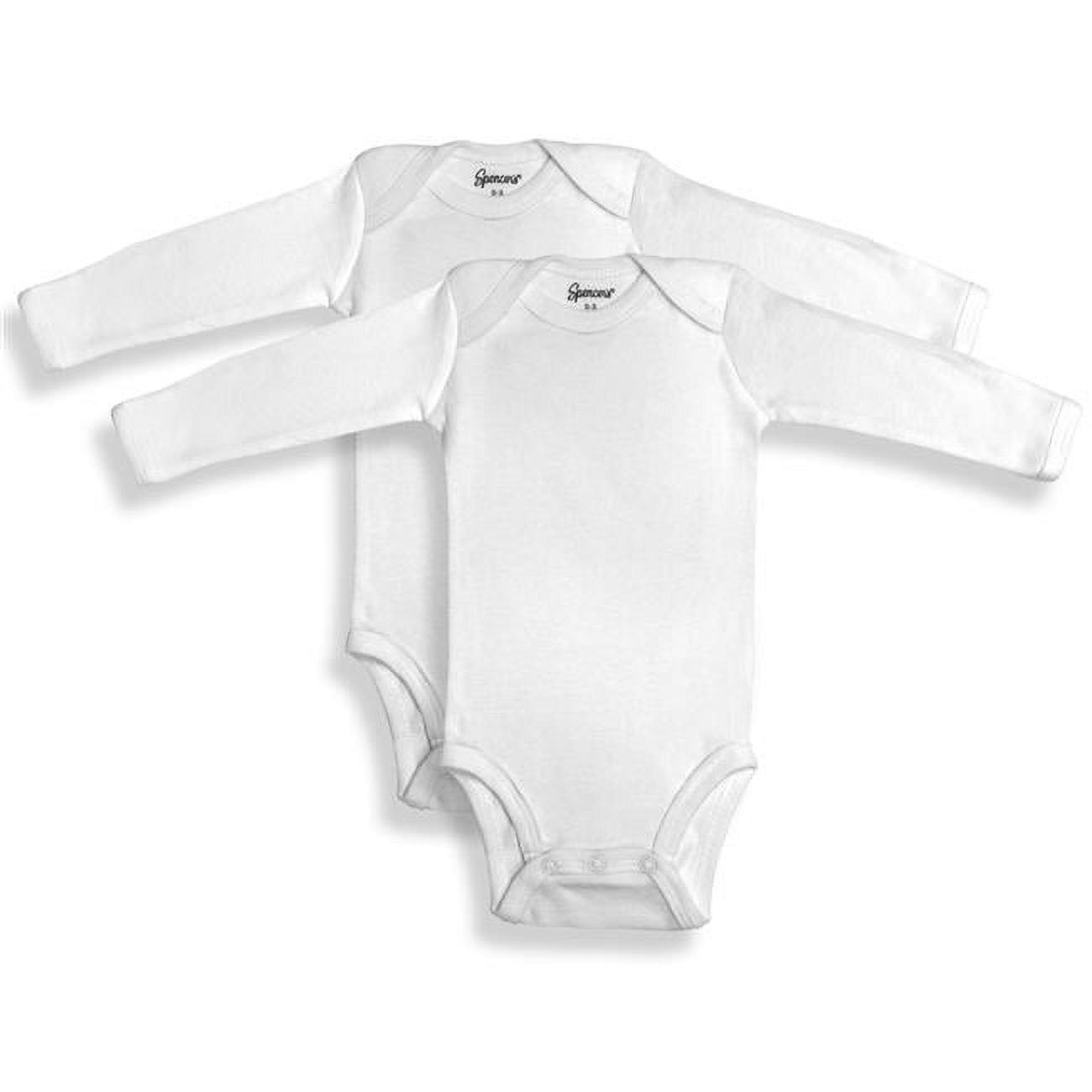 53026 2 Piece White Long Sleeve Bodysuits with Mitten Cuffs 36