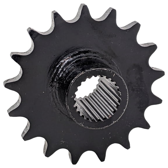 530 Chain 17 Tooth Front Engine Sprocket with 24 Splines for 125cc 150cc 200cc 250cc GY6 Engines Compatible with Kandi DongFang TaoTao Jaguar ATV Quad Dirt Bike Buggy Go Kart Scooter Motorcycle