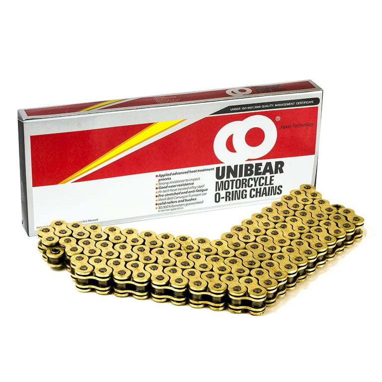 530 O-Ring 150 Links Drive Chain Gold Color, With 1