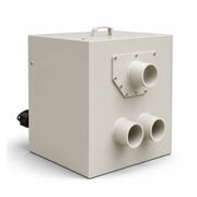 5300 GPH Rotary Micro Drum Filter for Koi Ponds & Aquaculture   Automatic Self-Cleaning RDF System, 15,000 Gallon Capacity, 100 Micron Stainless Steel Mesh Filtration