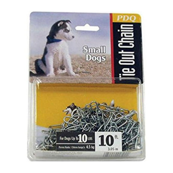 53010 Small Dog Swivel Chain Tie Out 10 ft.