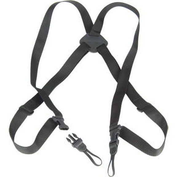 Op/Tech USA Bino/Cam Suspender Harness Binocular/Camera Strap - Elastic Version - Black