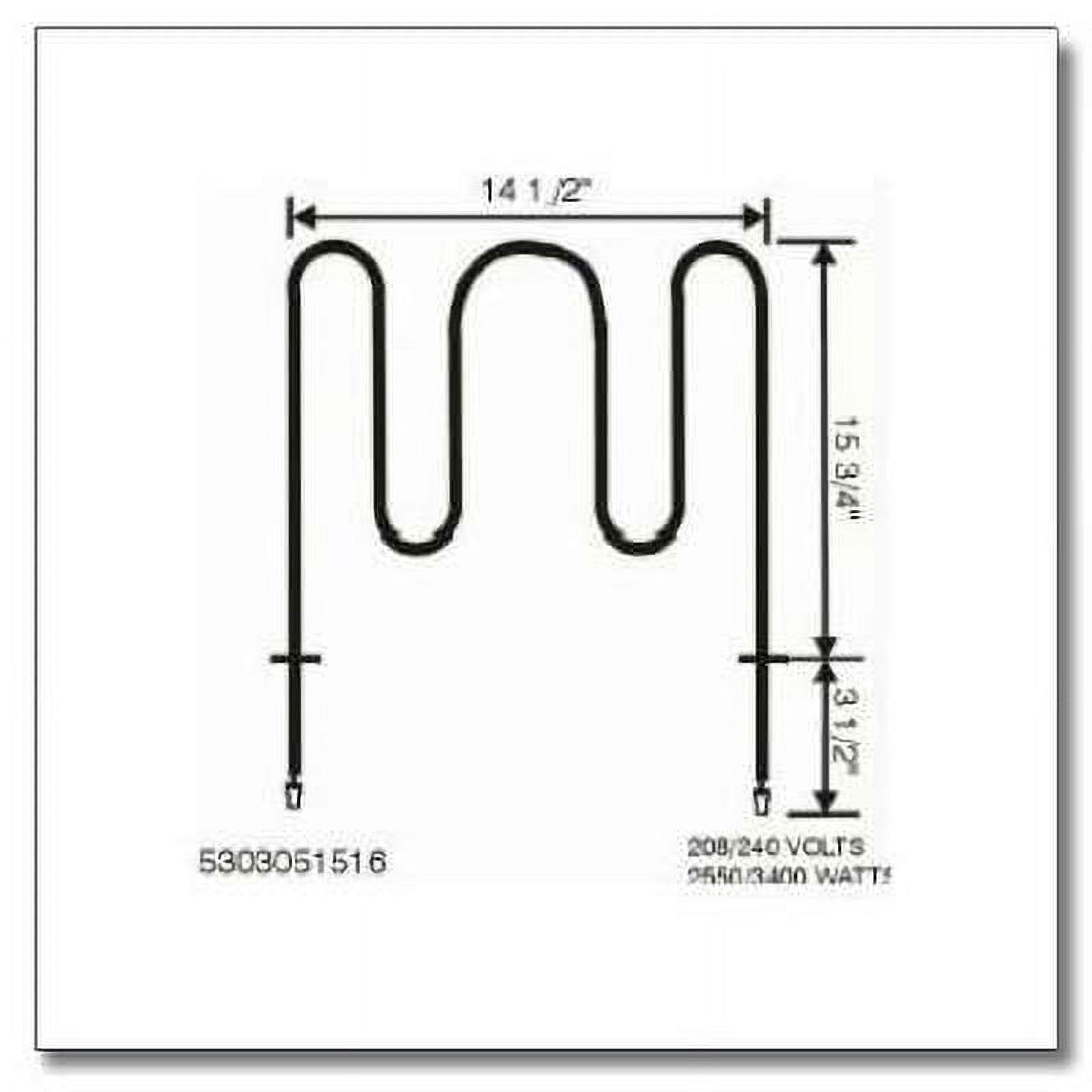 5303051516 ELEMENT, BROIL - EXACT FIT FOR 5303051516 FRIGIDAIRE - REPLACEMENT PART BY AFTERMARKET APPLIANCE