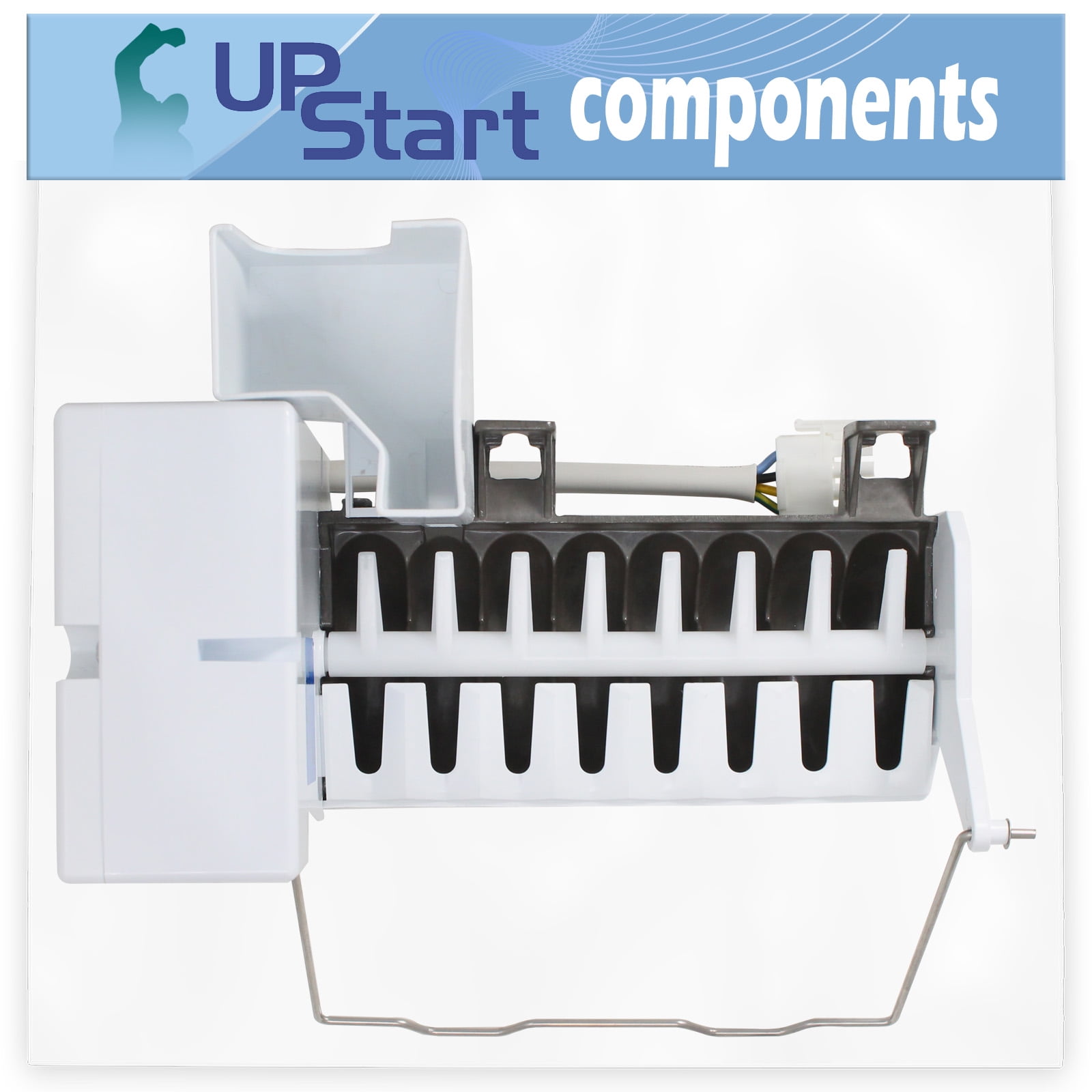 5303918344 Refrigerator Ice Maker Replacement for Frigidaire GLRS267ZDQ5 - Compatible with 241696501 241627701 Icemaker