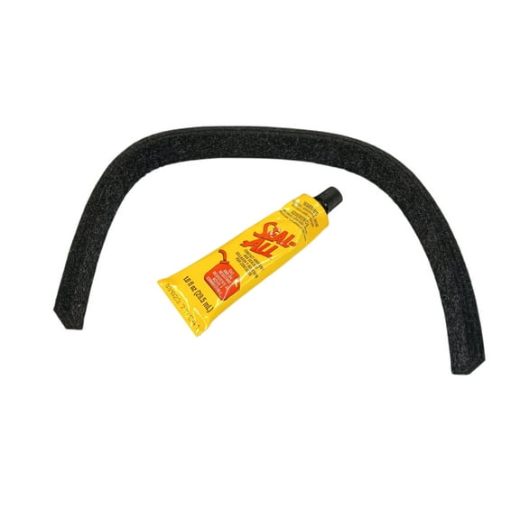 5303937182, Dryer Front Drum Felt, Upper Replaces Electrolux