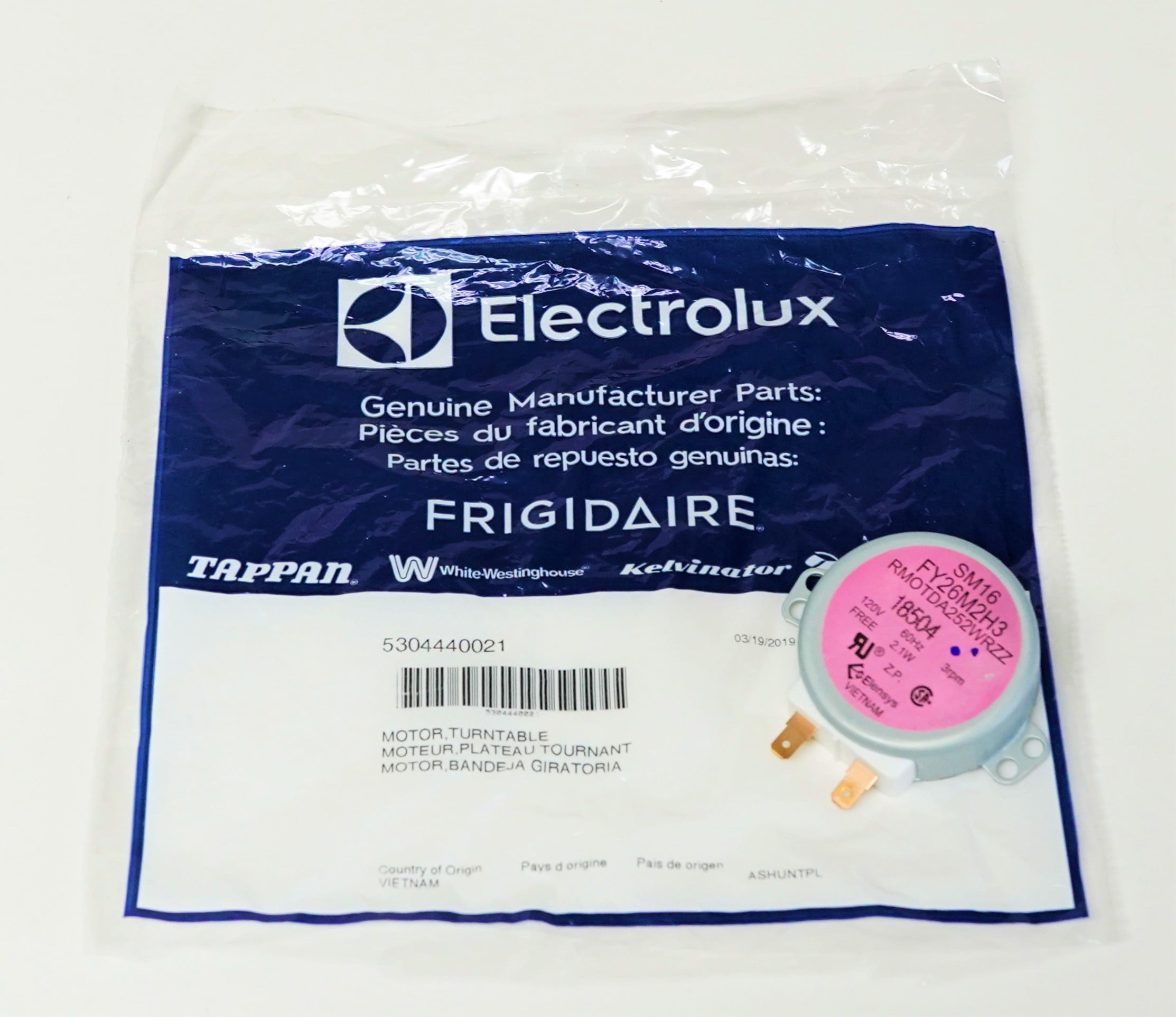 5304440021 Frigidaire Microwave Synchronous Turntable Motor SM16