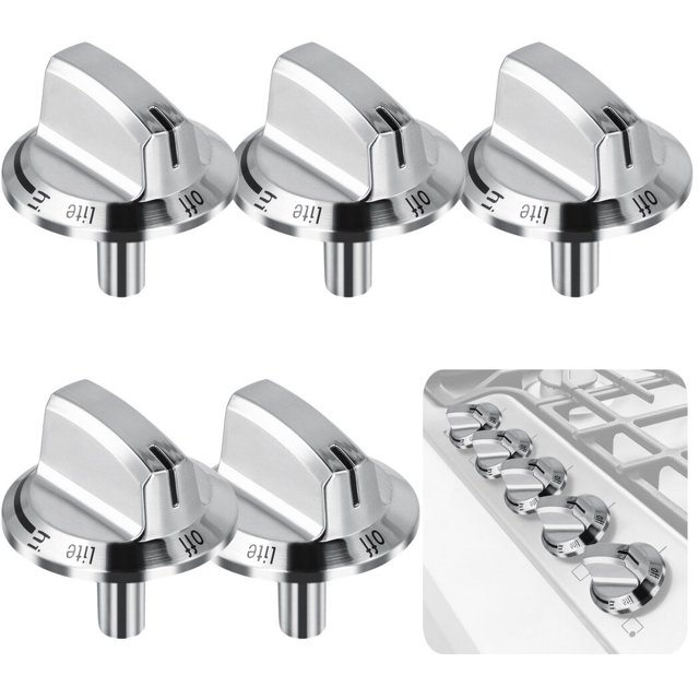 5304525746 Burner Knob Compatible for Frigidaire, Replace Control Knob