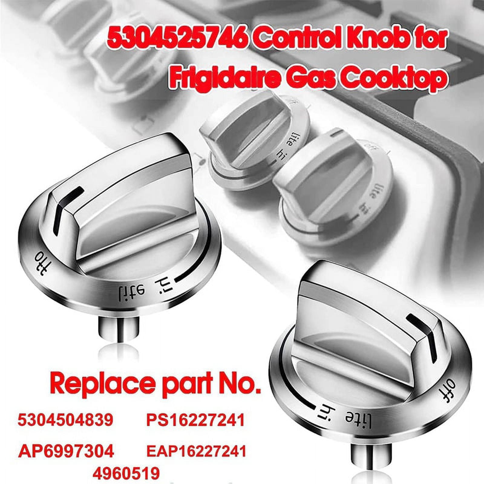 5304525746 Gas Stove Knobs for 5304504839 Stove Knob Gas Range Knobs