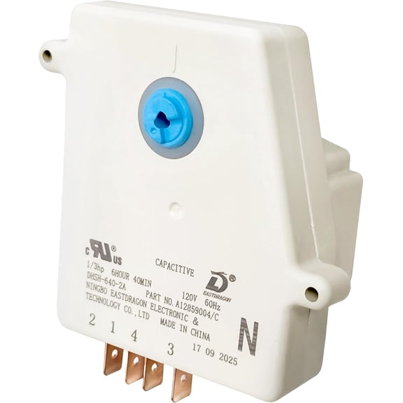 5304526183 Refrigerator Defrost Timer Compatible with Frigidaire White-Westinghouse - 6Hr 40Min Cycle Replacement Part 4960382 AP7014390 PS16227343 EAP16227343 FIX16227343 A12859004/C